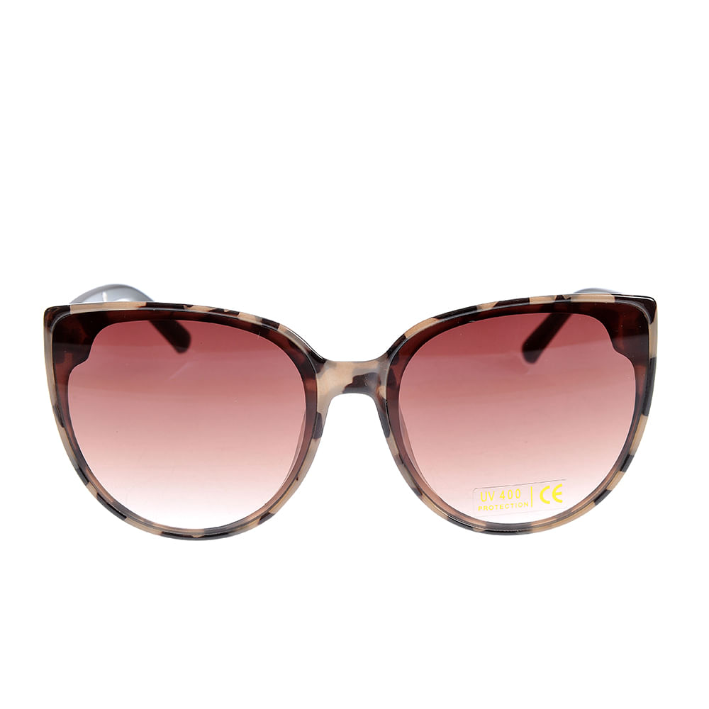 Ochelari de soare maro model animal print