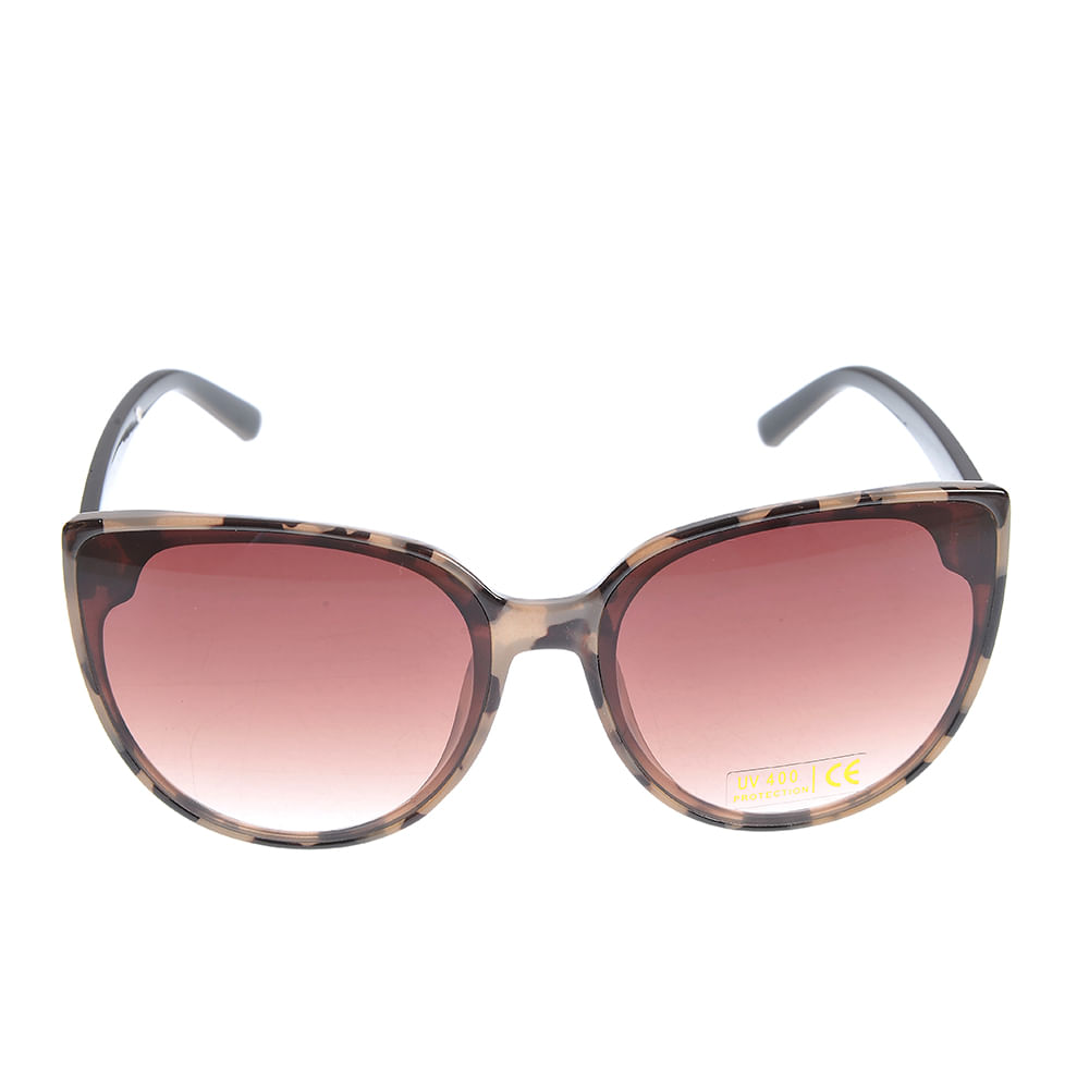 Ochelari de soare maro model animal print - 3 | YEO