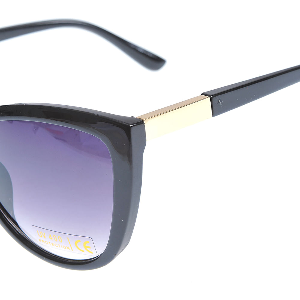 Ochelari de soare negri cu protectie UV400 - 2 | YEO
