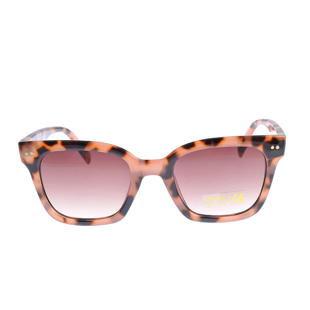 Ochelari de soare cu rama animal print si protectie UV