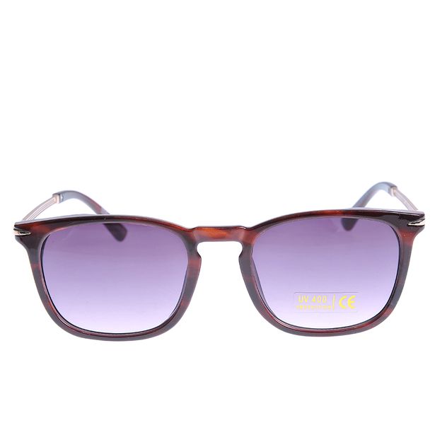 Ochelari de soare maro cu lentile mov