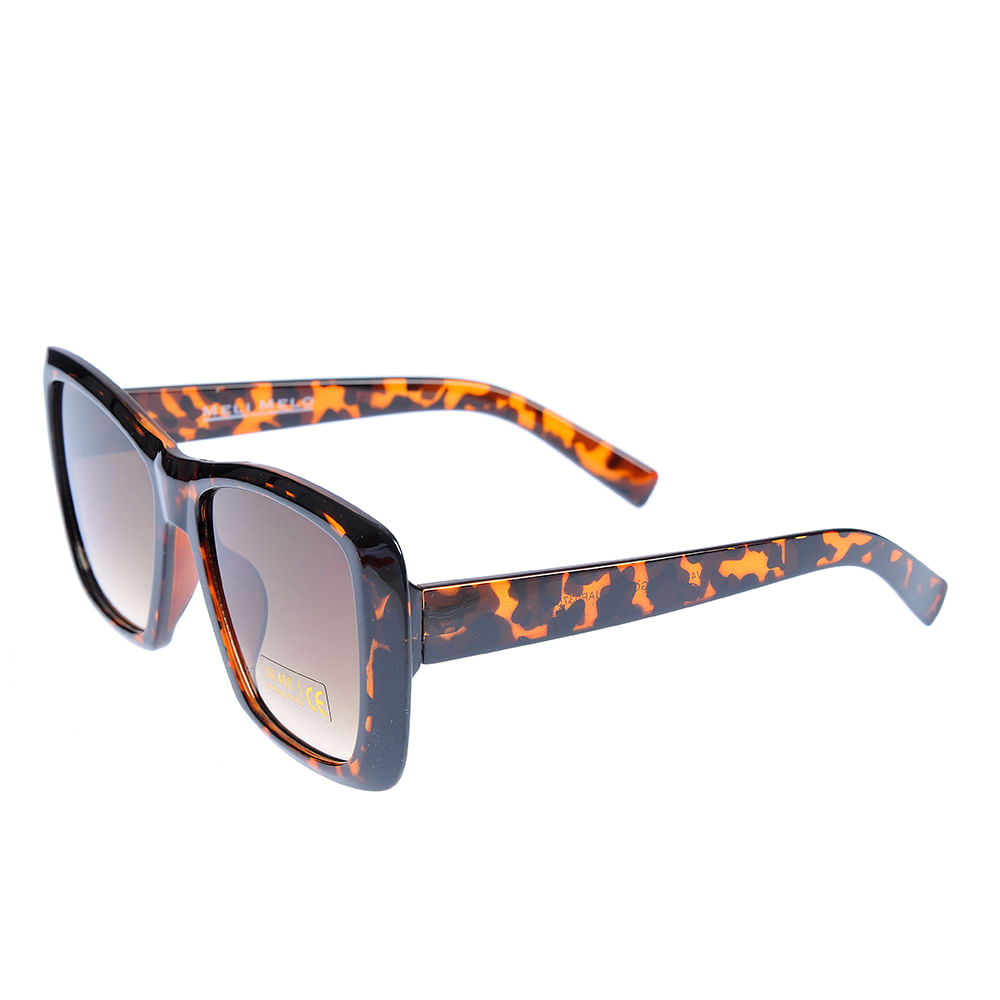 Ochelari de soare cu rama model animal print - 1 | YEO
