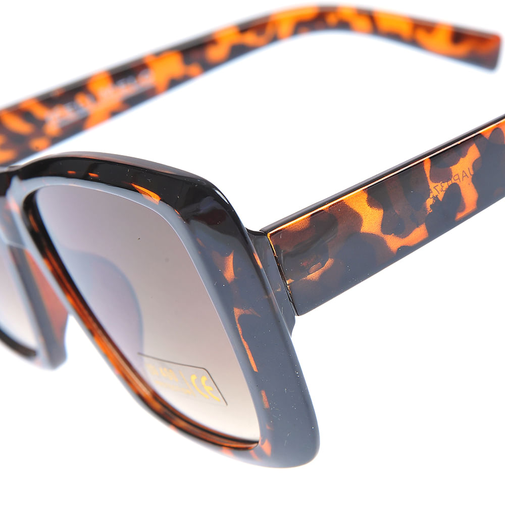 Ochelari de soare cu rama model animal print - 2 | YEO