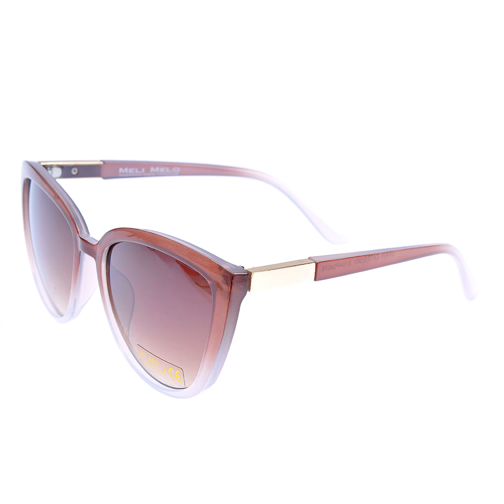 Ochelari de soare in degrade cu lentile maro UV 400 - 1 | YEO