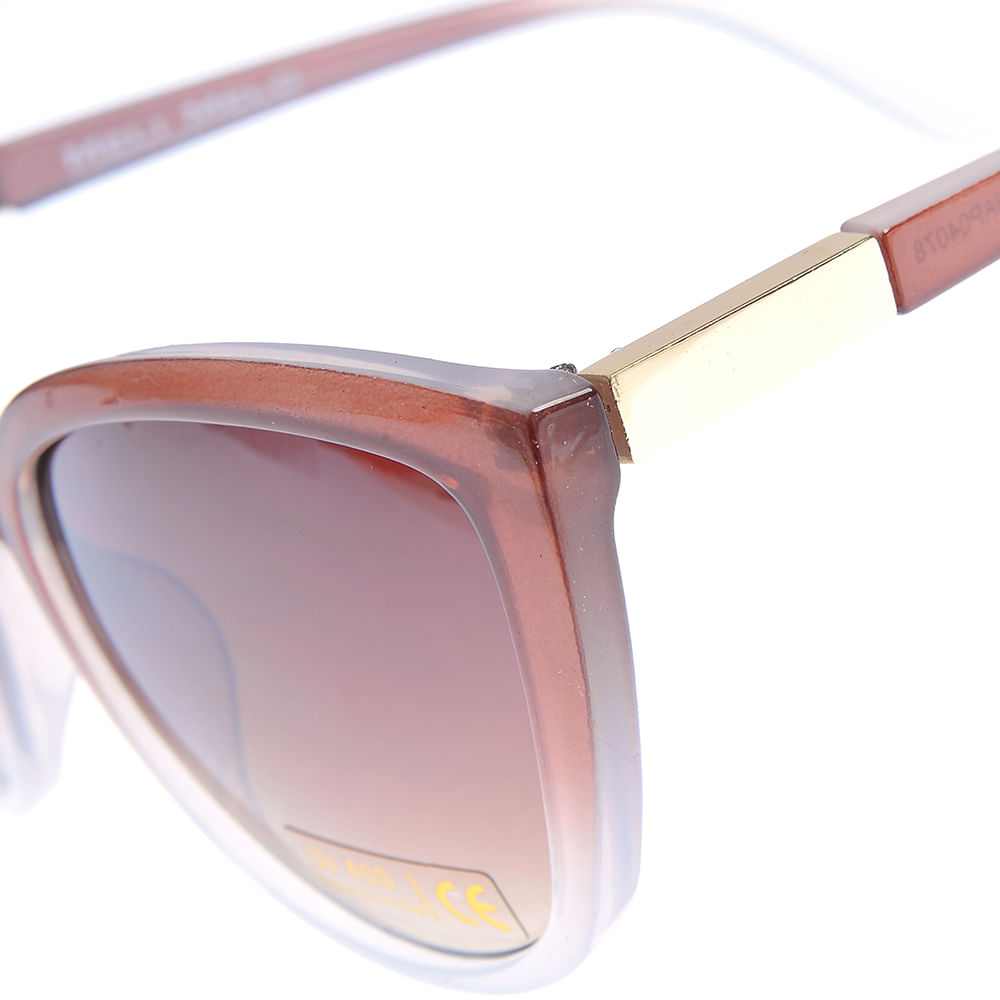 Ochelari de soare in degrade cu lentile maro UV 400 - 2 | YEO