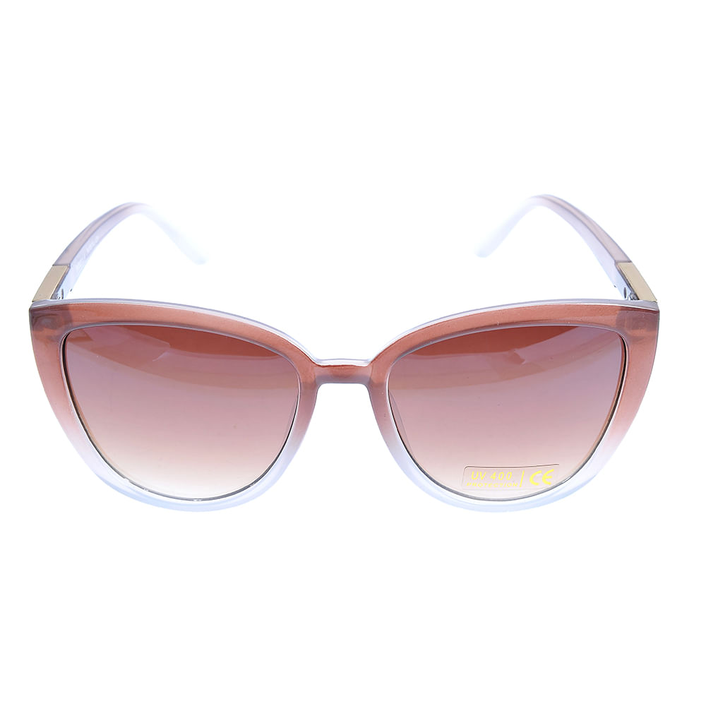 Ochelari de soare in degrade cu lentile maro UV 400 - 3 | YEO