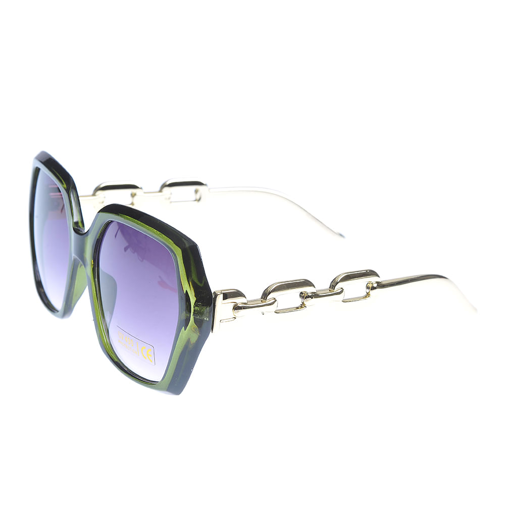 Ochelari de soare verzi cu protectie UV 400 - 1 | YEO