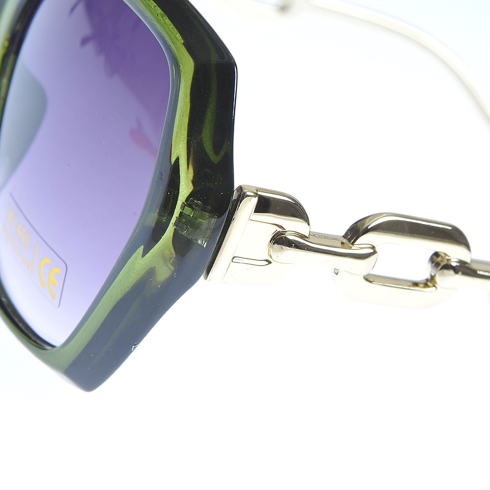 Ochelari de soare verzi cu protectie UV 400 - 2 | YEO