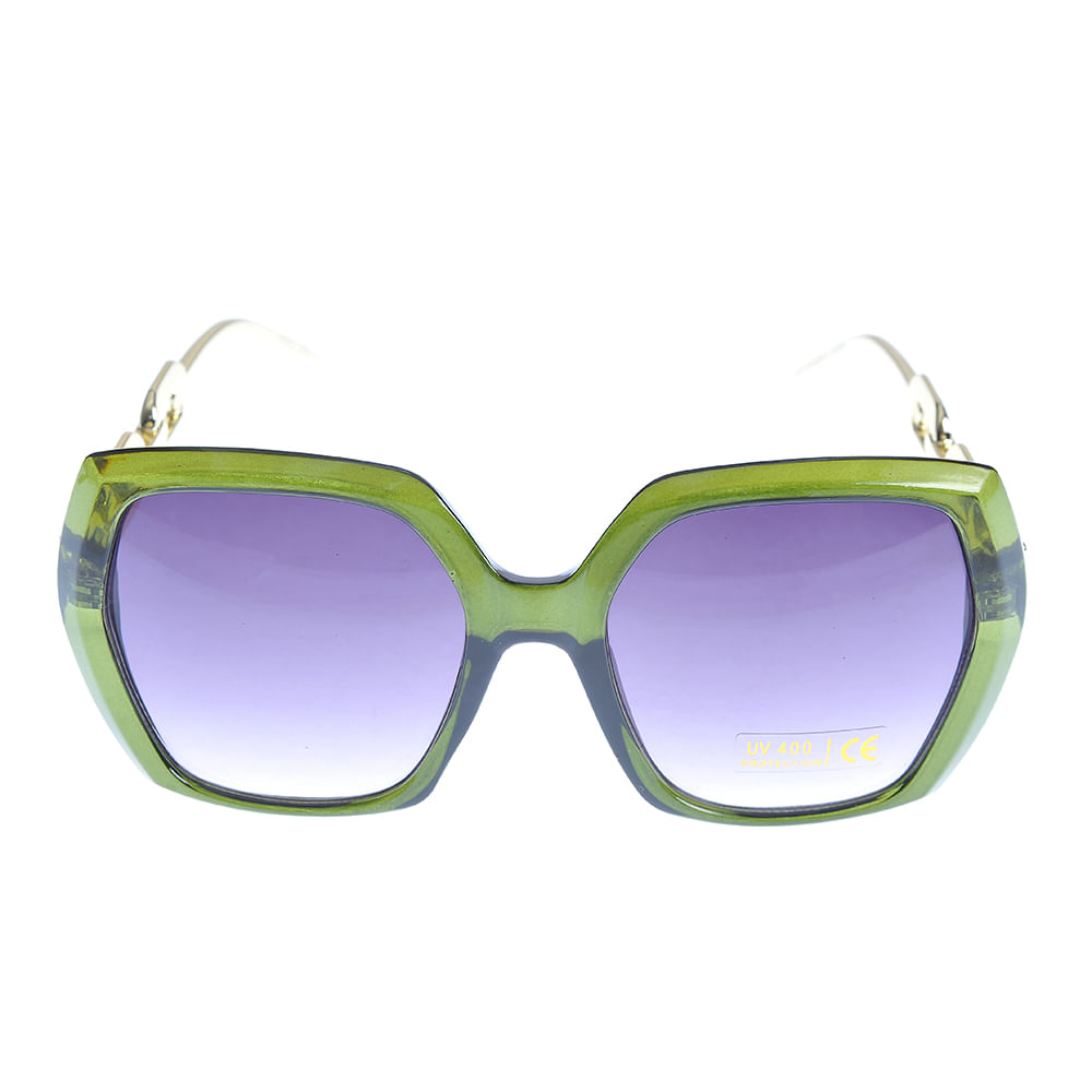 Ochelari de soare verzi cu protectie UV 400 - 3 | YEO