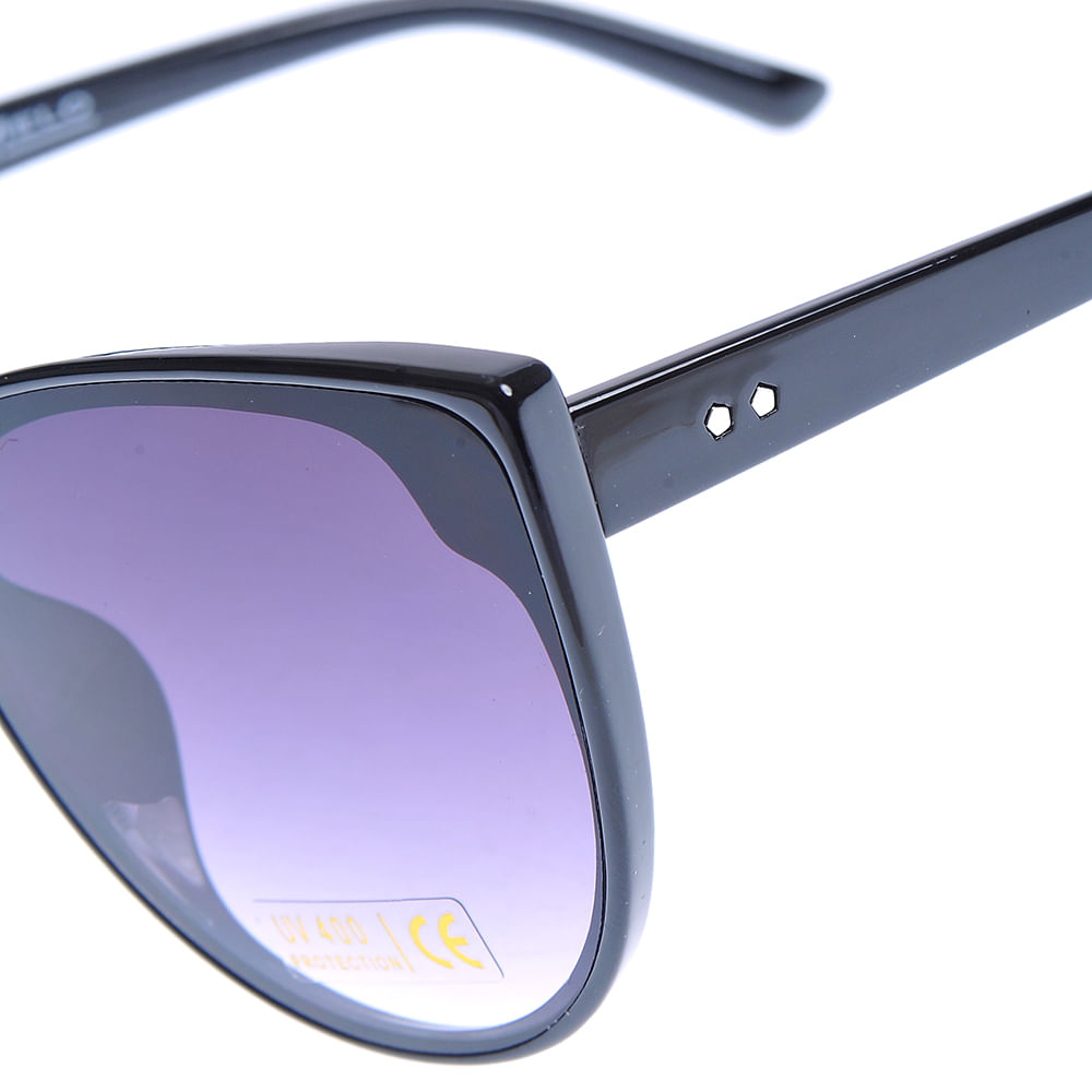 Ochelari de soare negri cu protectie UV 400 - 2 | YEO