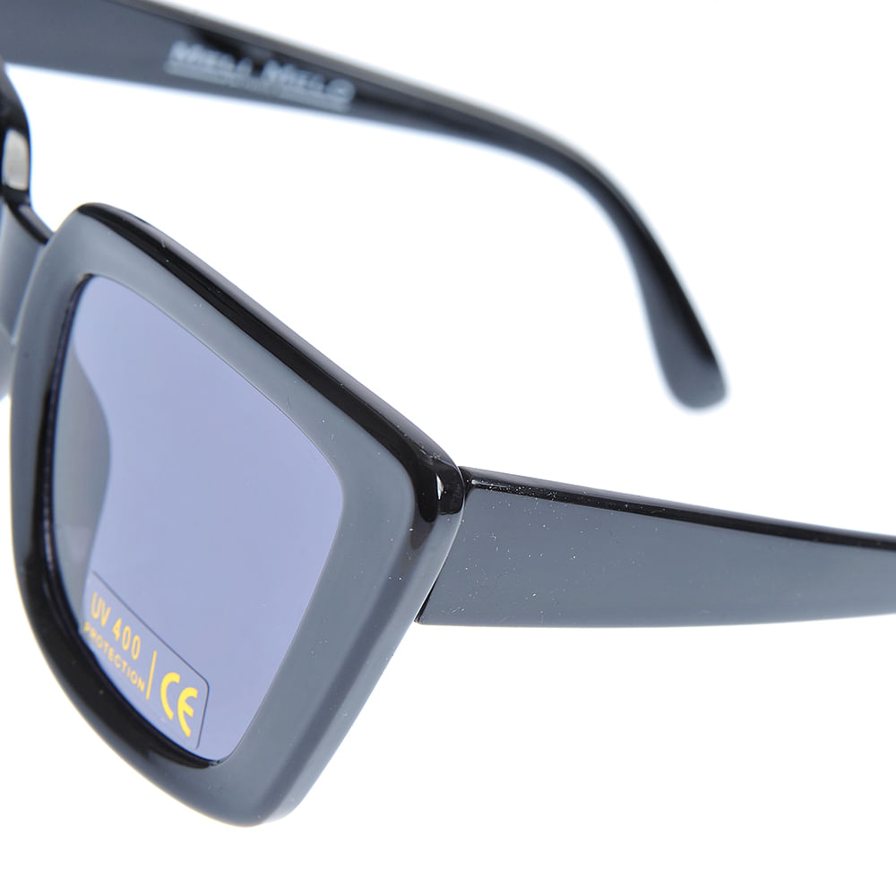 Ochelari de soare negri si lentile cu protectie UV 400 - 2 | YEO