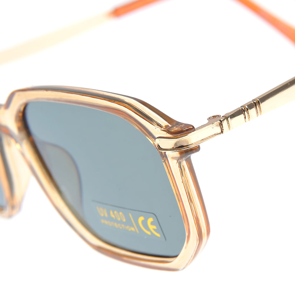 Ochelari de soare cu rama maro si lentile cu protectie UV 400 - 2 | YEO