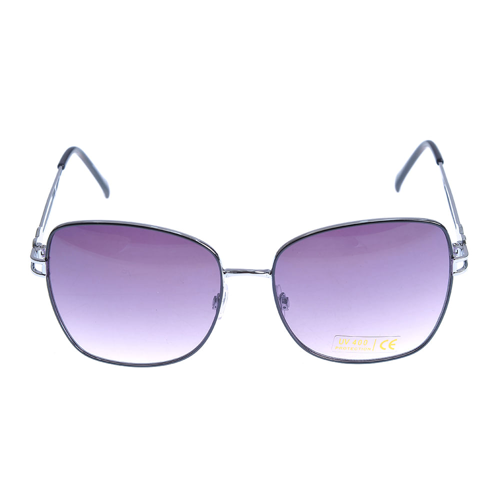 Ochelari de soare cu brate argintii si protectie UV 400 - 3 | YEO