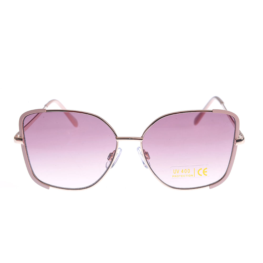 Ochelari de soare cu lentile roz si protectie UV 400 - 3 | YEO