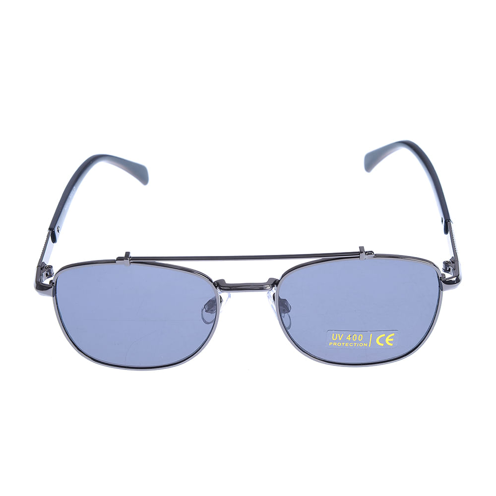 Ochelari de soare negri cu lentile rotunde - 3 | YEO