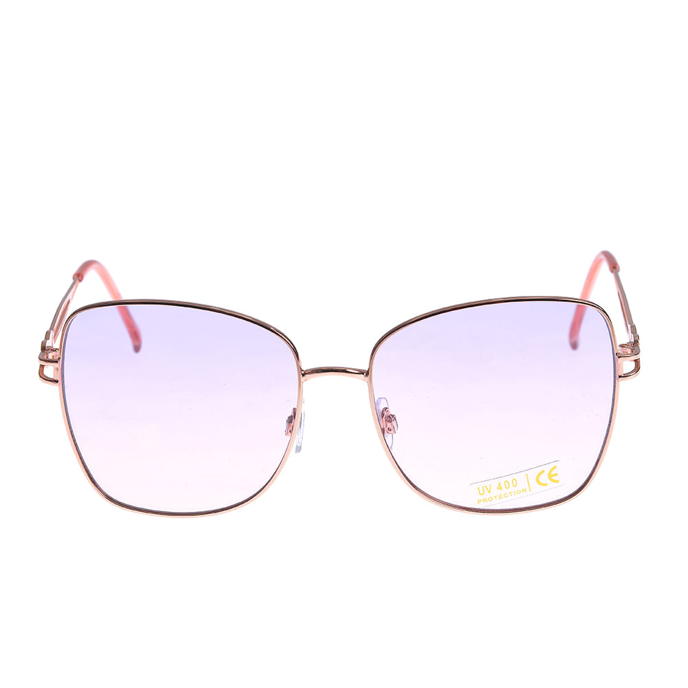 Ochelari de soare roz cu protectie UV 400
