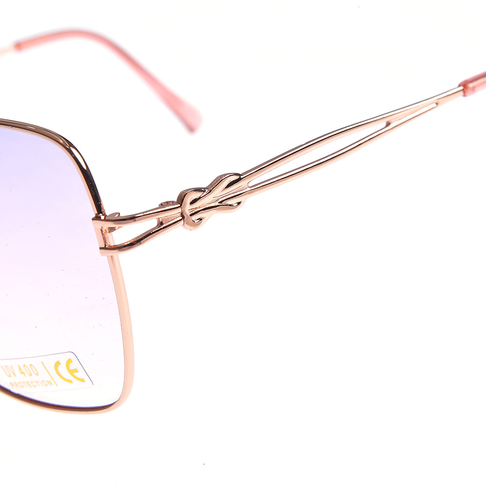 Ochelari de soare roz cu protectie UV 400 - 2 | YEO