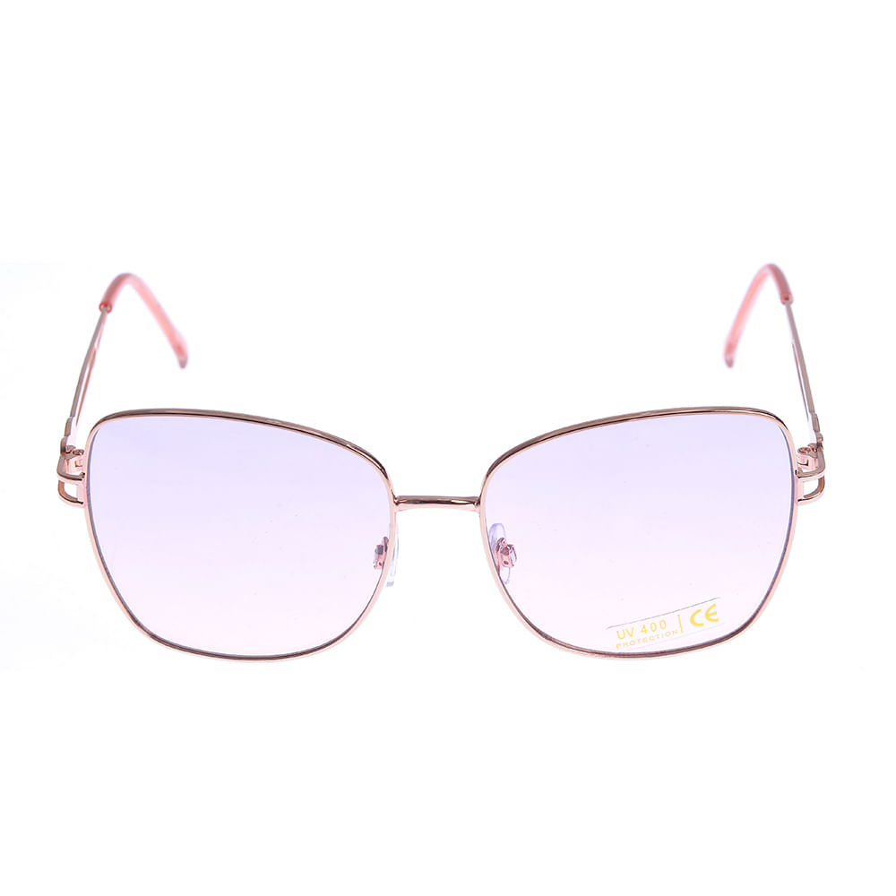 Ochelari de soare roz cu protectie UV 400 - 3 | YEO