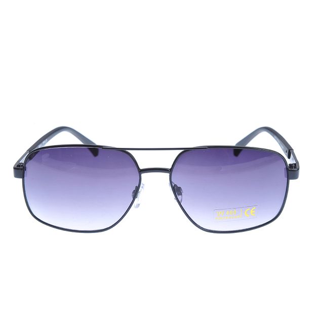 Ochelari de soare negri cu rame ovale UV 400