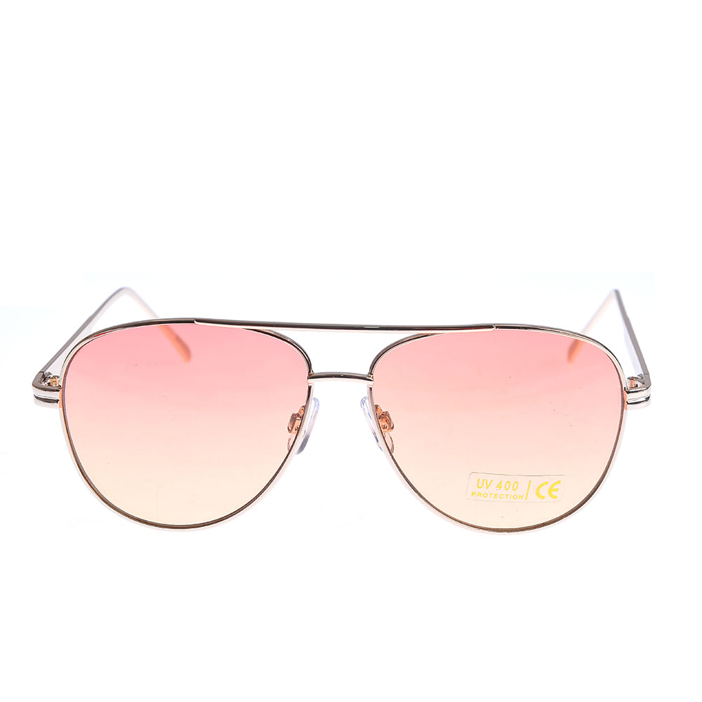 Ochelari de soare cu lentile roz si protectie UV 400