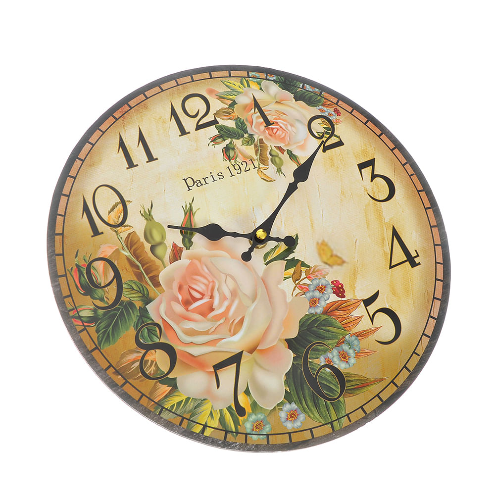 Ceas perete cu flori 30 cm - 2 | YEO