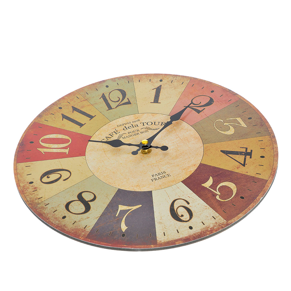 Ceas perete multicolor 30 cm - 2 | YEO