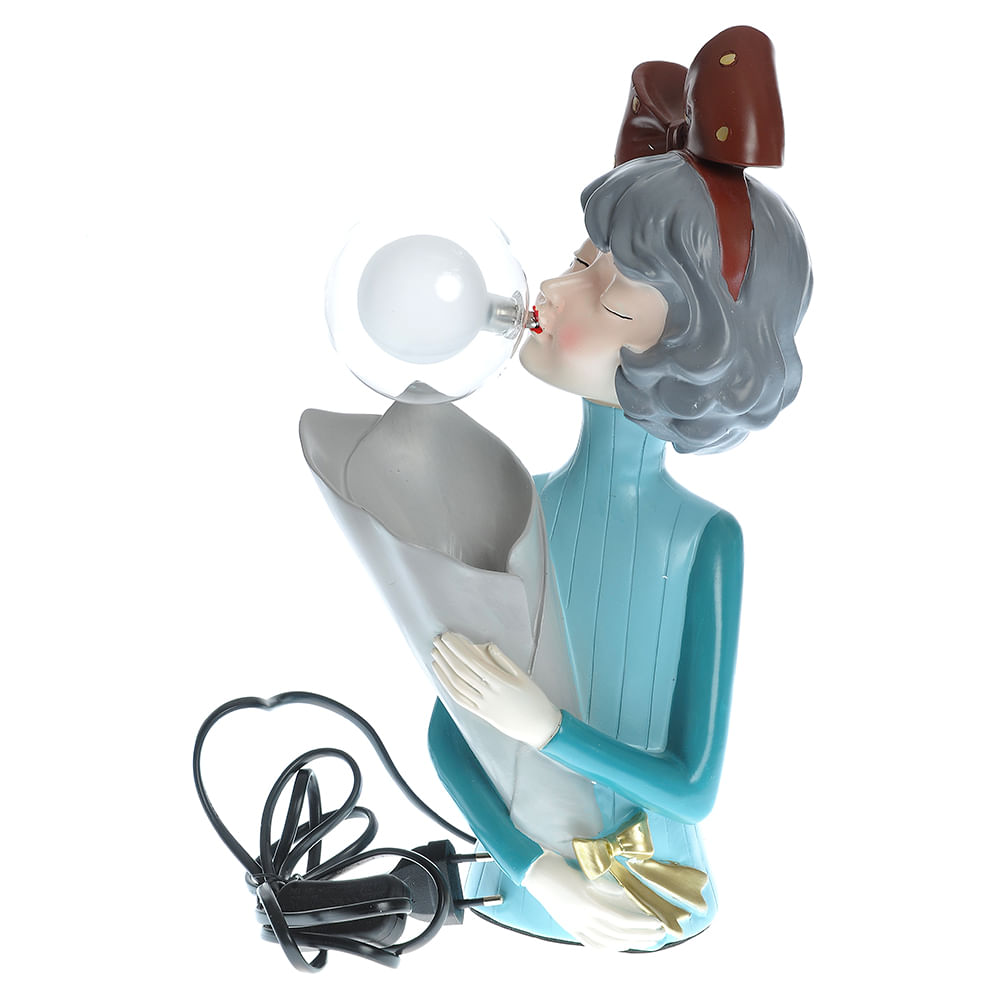 Lampa moderna domnisoara cu funda 38 cm