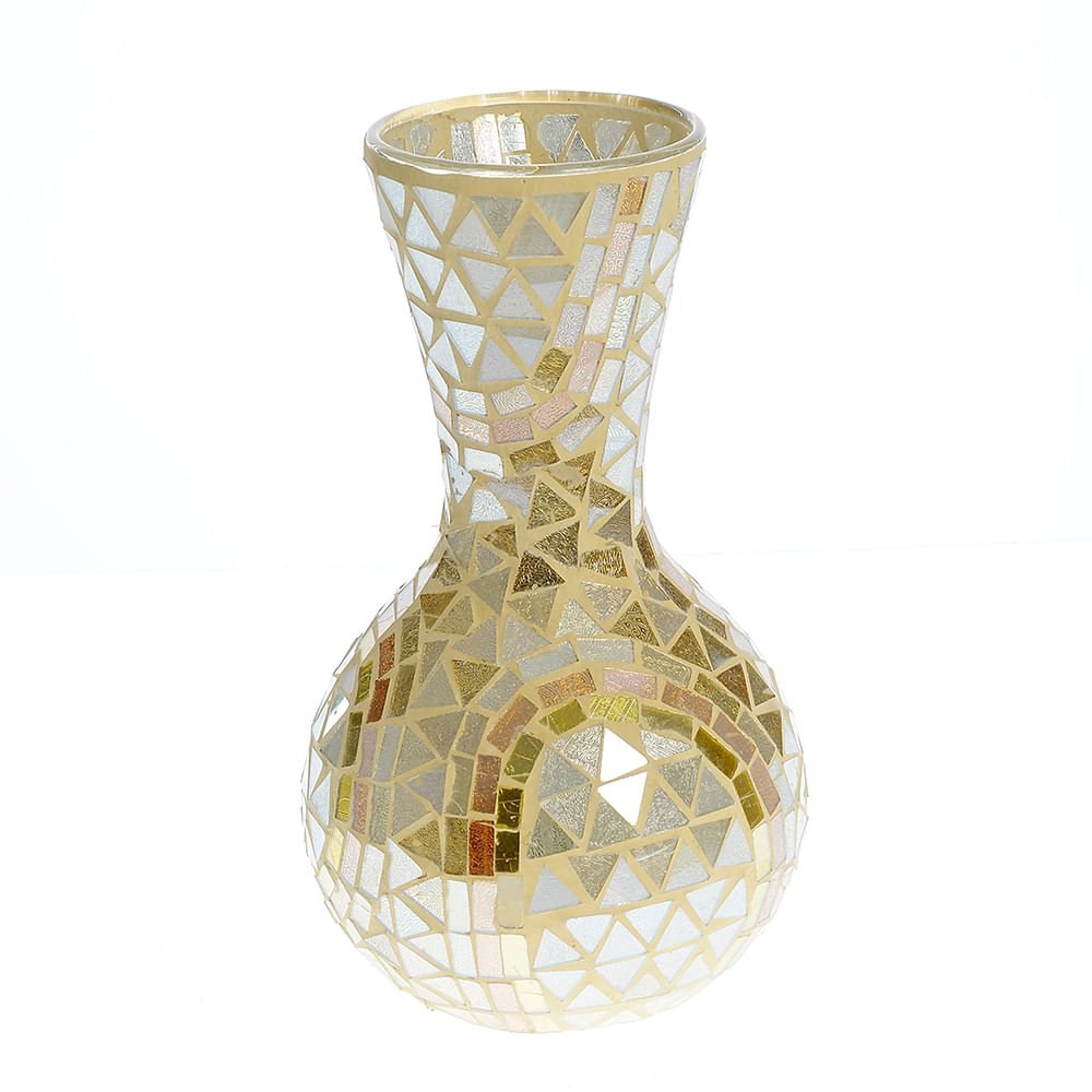 Vaza mozaic aurie 28 cm - 2 | YEO