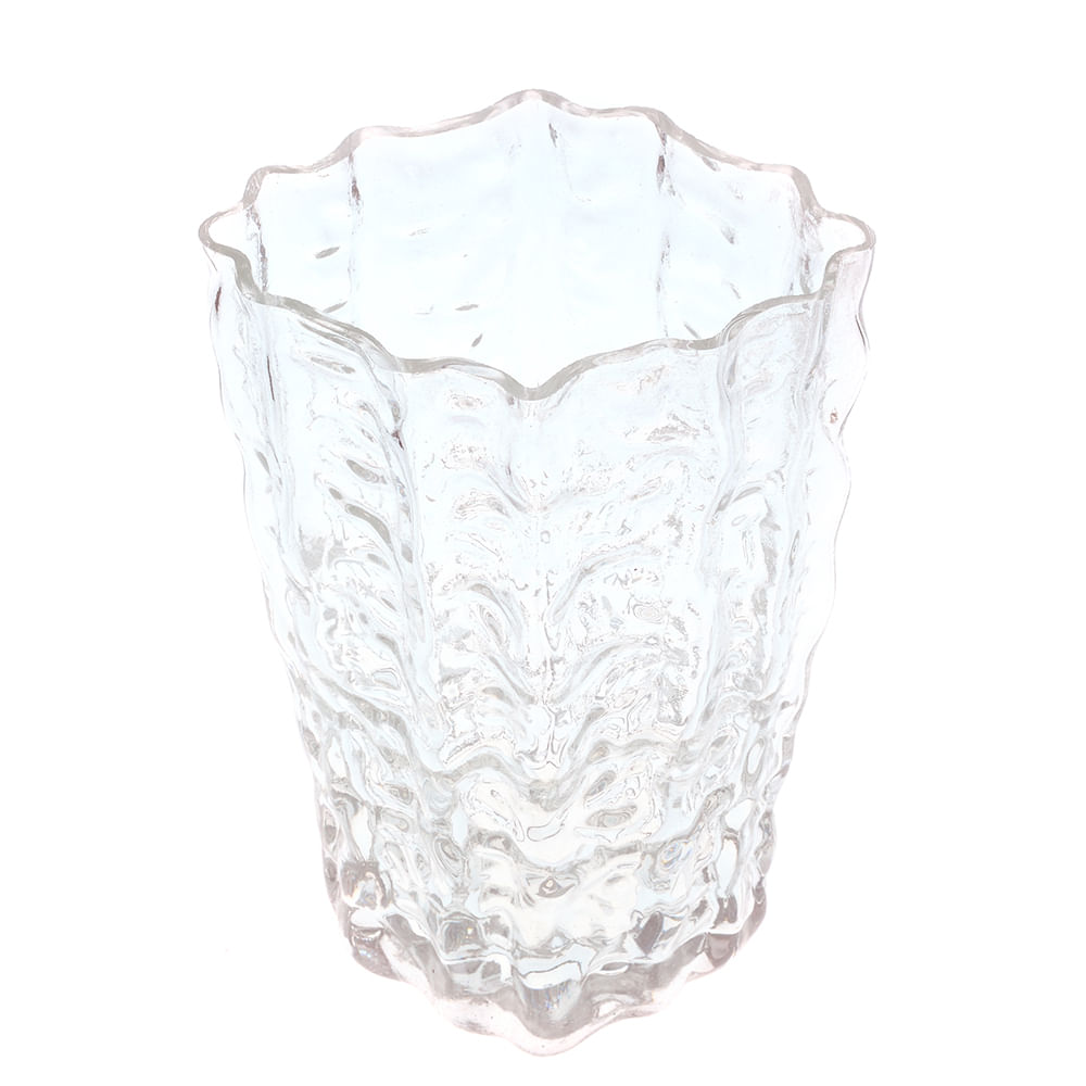 Vaza din sticla transparenta 23 cm - 1 | YEO
