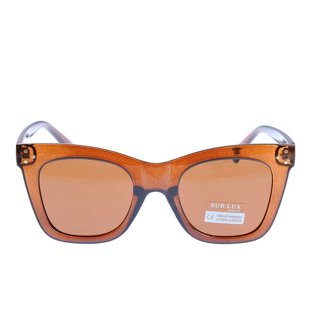 Ochelari de soare maro polarizati si protectie UV 100%