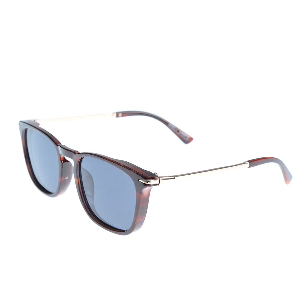 Ochelari de soare grena cu lentile albastre - 1 | YEO