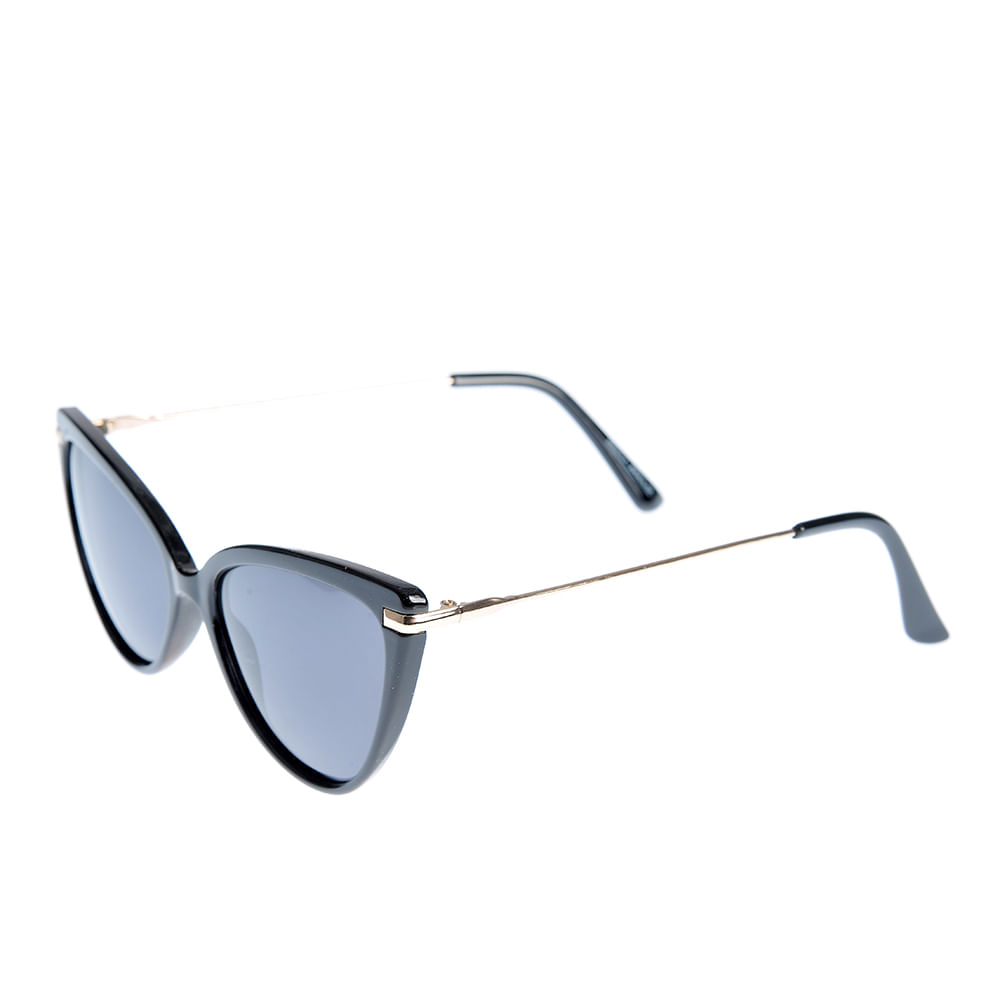 Ochelari de soare polarizati negri stil Cat Eye - 1 | YEO