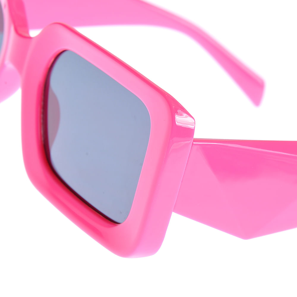 Ochelari de soare roz  cu lentile dreptunghiulare - 2 | YEO