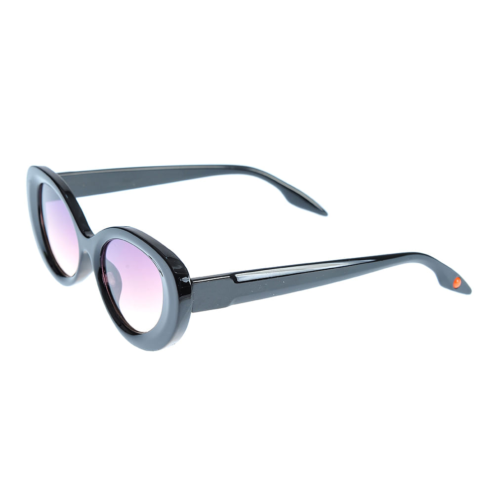 Ochelari de soare negri si lentile roz - 1 | YEO