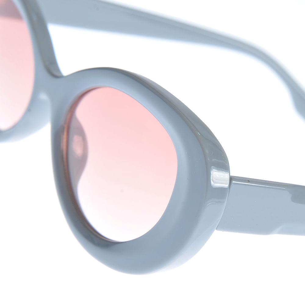 Ochelari de soare gri si lentile roz - 2 | YEO