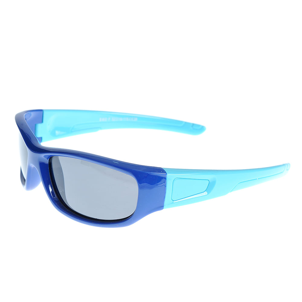Ochelari de soare albastri cu brate turcoaz - 1 | YEO