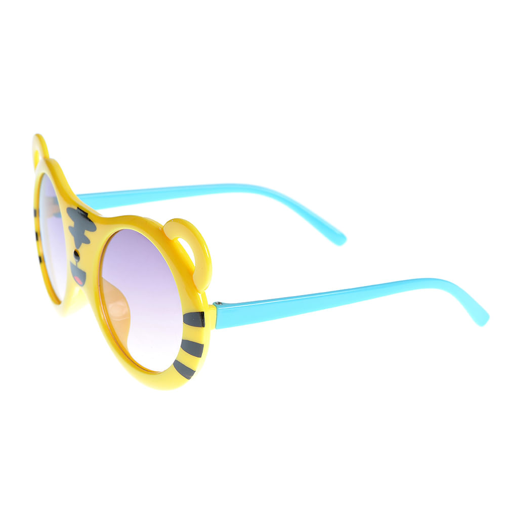 Ochelari de soare galbeni forma tigru - 1 | YEO