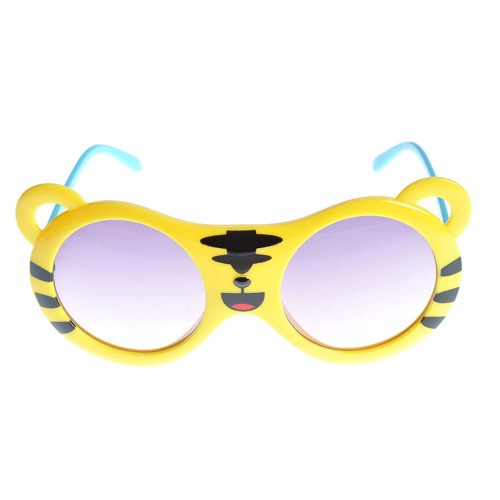 Ochelari de soare galbeni forma tigru - 3 | YEO