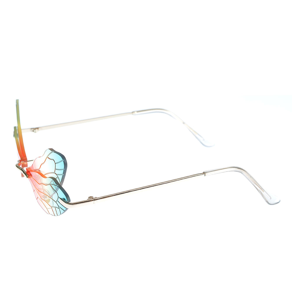 Ochelari de soare multicolori cu lentile aripi de libelula - 1 | YEO
