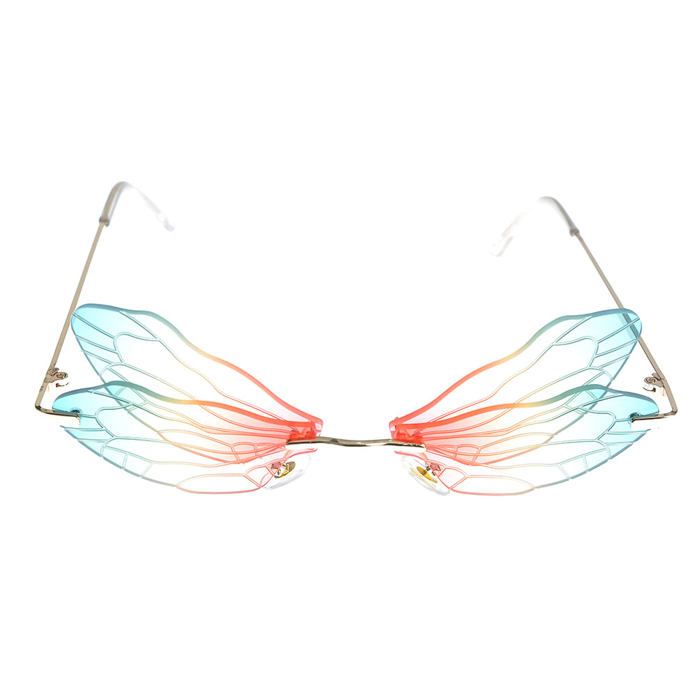 Ochelari de soare multicolori cu lentile aripi de libelula - 3 | YEO