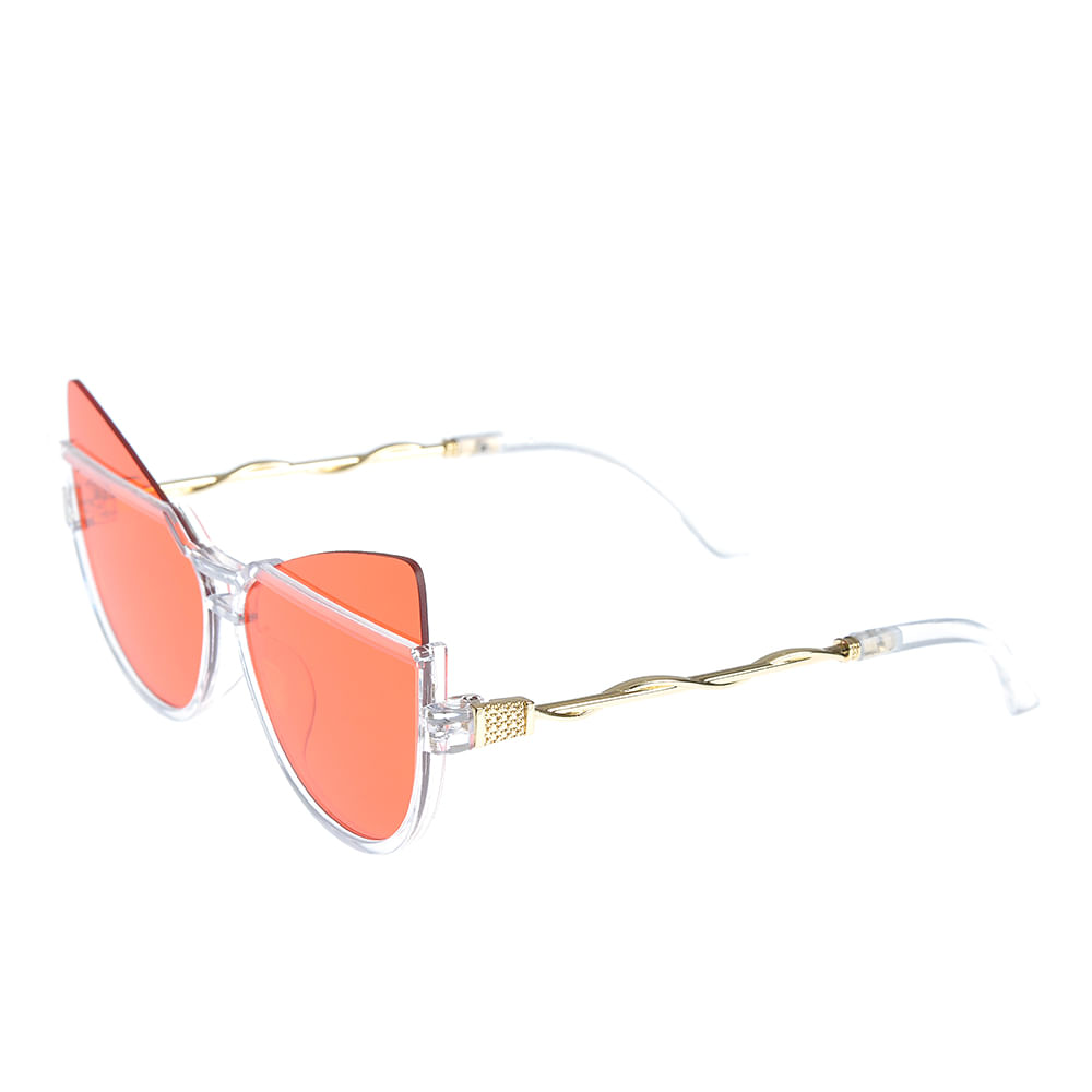 Ochelari de soare rosii cu lentile Cat Eye - 1 | YEO