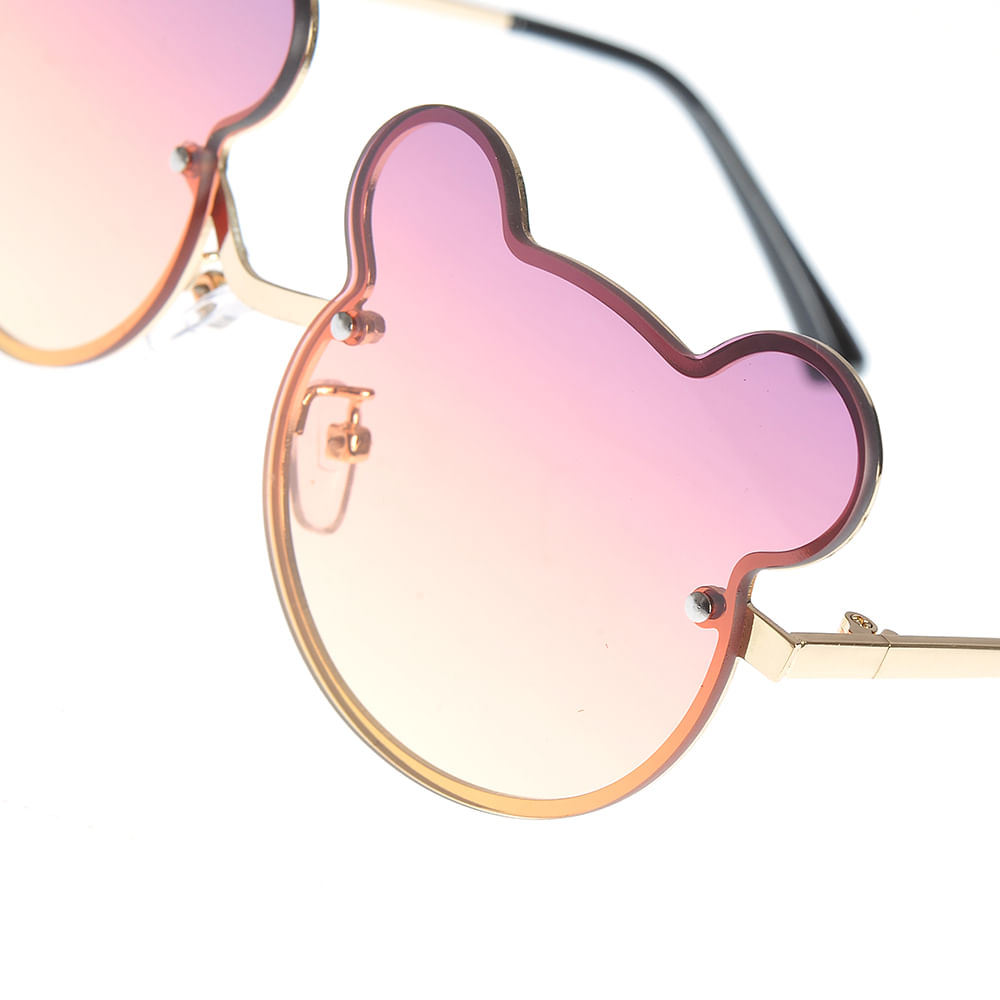 Ochelari de soare roz cu lentile  forma ursulet - 2 | YEO