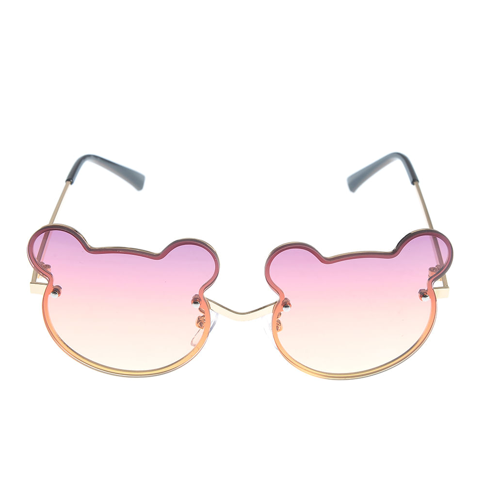 Ochelari de soare roz cu lentile  forma ursulet - 3 | YEO