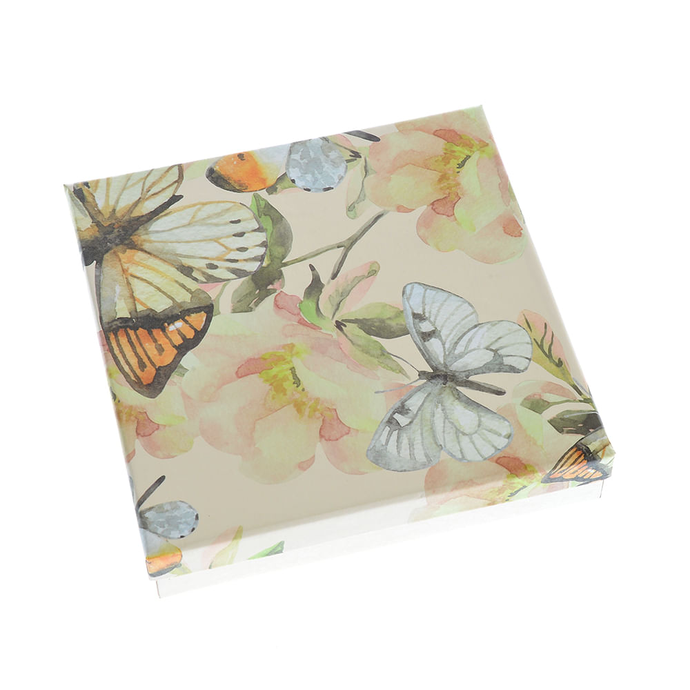 Cutie de cadou cu fluturi multicolori - 1 | YEO