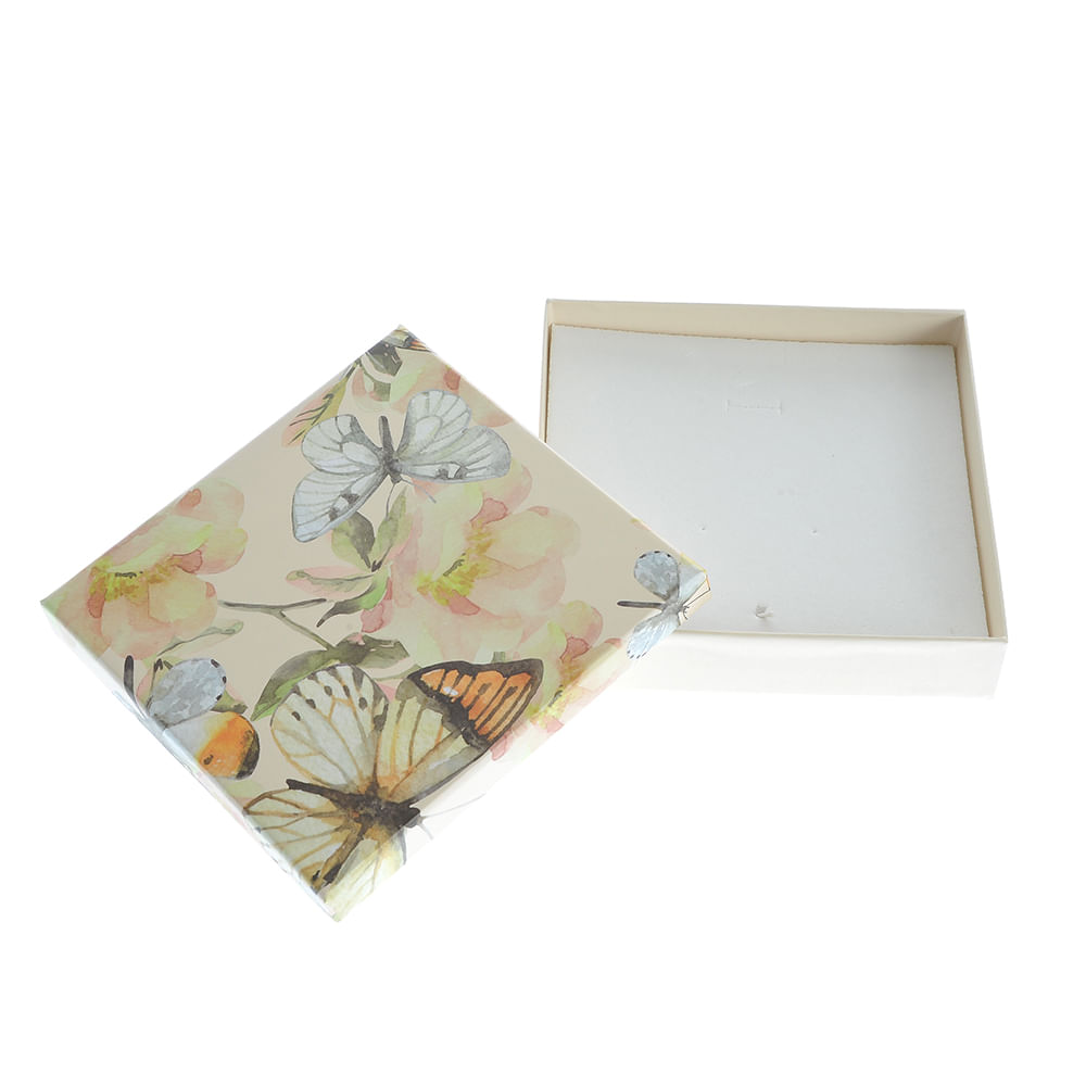 Cutie de cadou cu fluturi multicolori - 2 | YEO