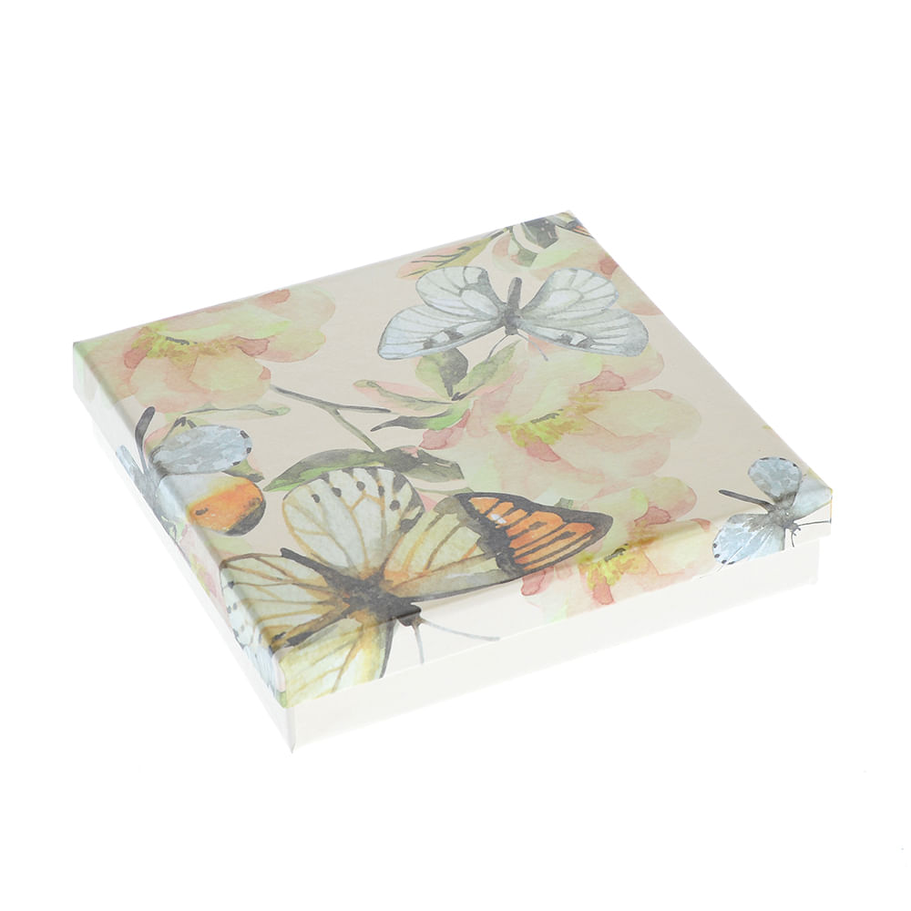 Cutie de cadou cu fluturi multicolori - 3 | YEO