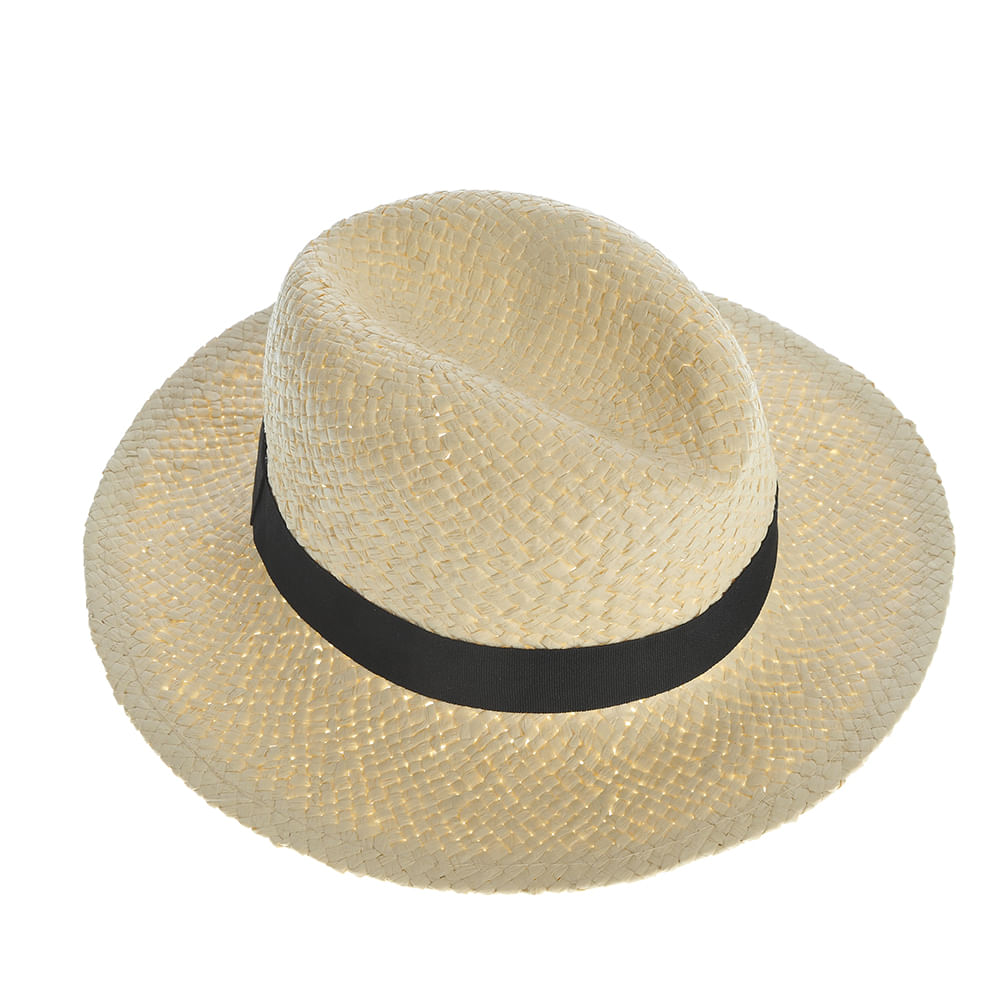 Palarie bej cu banda neagra - 1 | YEO
