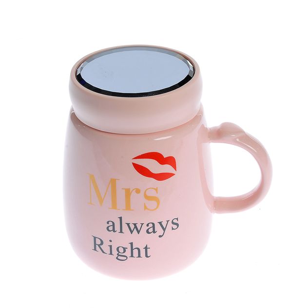 Cana din ceramica Mrs. always right