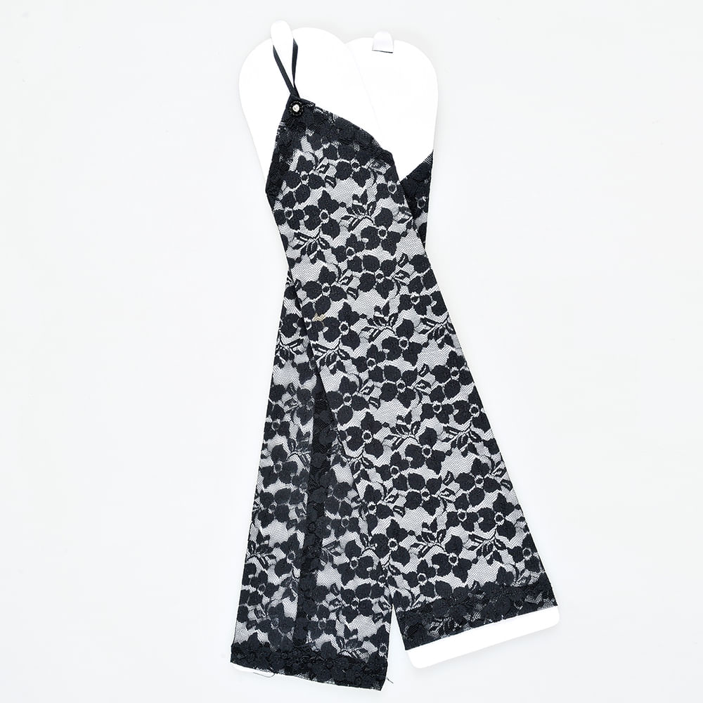 Manusi din dantela cu model floral - 1 | YEO