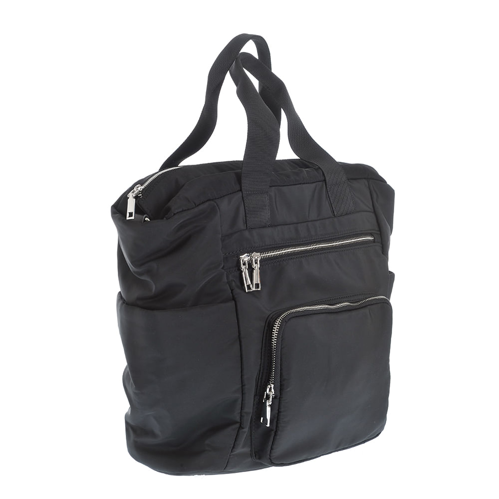 Geanta neagra cu buzunare multiple - 1 | YEO